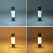 Solight LED nabíjacie ručné svietidlo s kampingovou lucernou, 250lm, power bank, Li-Ion náhled