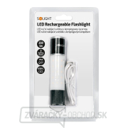 Solight LED nabíjacie ručné svietidlo s kampingovou lucernou, 250lm, power bank, Li-Ion náhled