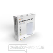 Solight LED vonkajšie osvetlenie, prisadené, štvorcové, IP54, 15W, 1150lm, 4000K, 22cm náhled