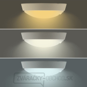 Solight LED vonkajšie osvetlenie so senzorom, 3 CCT, 15/18/20W, 1800lm, 22cm, 2v1 - biely a čierny kryt Náhľad