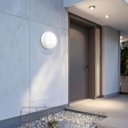 Solight LED vonkajšie osvetlenie, nastaviteľná teplota svetla - 3CCT, 15/18/20W, 1800lm, 22cm, 2v1 - biely a čierny kryt Náhľad