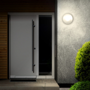 Solight LED vonkajšie osvetlenie so senzorom a nastaviteľnou CCT, 18W, 1800lm, 22cm, 2v1 - biely a čierny kryt Náhľad