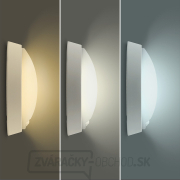 Solight LED vonkajšie osvetlenie so senzorom a nastaviteľnou CCT, 18W, 1800lm, 22cm, 2v1 - biely a čierny kryt Náhľad