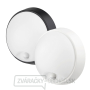 Solight LED vonkajšie osvetlenie so senzorom a nastaviteľnou CCT, 18W, 1800lm, 22cm, 2v1 - biely a čierny kryt náhled