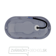 Solight LED vonkajšie osvetlenie oválne, 13W, 910lm, 4000K, IP54, 21cm, šedá farba náhled