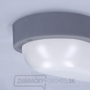Solight LED vonkajšie osvetlenie oválne, 13W, 910lm, 4000K, IP54, 21cm, šedá farba náhled