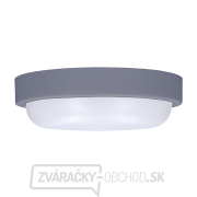 Solight LED vonkajšie osvetlenie okrúhle, 13W, 910lm, 4000K, IP54, 17cm, šedá farba náhled