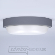 Solight LED vonkajšie osvetlenie okrúhle, 13W, 910lm, 4000K, IP54, 17cm, šedá farba náhled