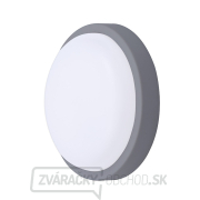 Solight LED vonkajšie osvetlenie okrúhle, 13W, 910lm, 4000K, IP54, 17cm, šedá farba gallery main image