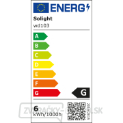 Solight LED mini panel, podhľadový, 6W, 400lm, 3000K, tenký, štvorcový, biely Náhľad