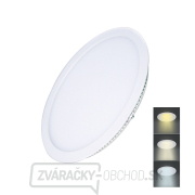 Solight LED mini panel CCT, podhľadový, 18W, 1530lm, 3000K, 4000K, 6000K, okrúhly gallery main image