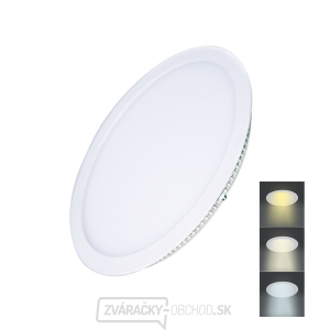 Solight LED mini panel CCT, podhľadový, 18W, 1530lm, 3000K, 4000K, 6000K, okrúhly gallery main image