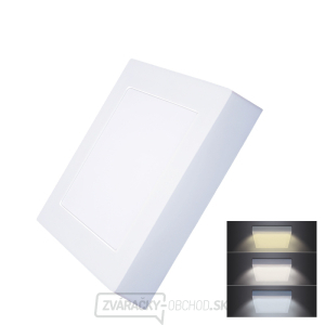 Solight LED mini panel CCT, prisadený, 12W, 900lm, 3000K, 4000K, 6000K, štvorcový gallery main image