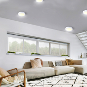 Solight LED mini panel CCT, prisadený, 18W, 1530lm, 3000K, 4000K, 6000K, okrúhly Náhľad