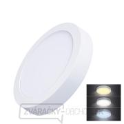 Solight LED mini panel CCT, prisadený, 18W, 1530lm, 3000K, 4000K, 6000K, okrúhly gallery main image