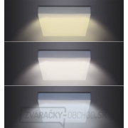 Solight LED mini panel CCT, prisadený, 18W, 1530lm, 3000K, 4000K, 6000K, štvorcový náhled