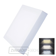 Solight LED mini panel CCT, prisadený, 18W, 1530lm, 3000K, 4000K, 6000K, štvorcový gallery main image