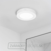 Solight LED mini panel kúpeľňový 2v1, 3CCT, podhľadový/prisadený, 12W, 1020lm, IP54, biela, okrúhly náhled
