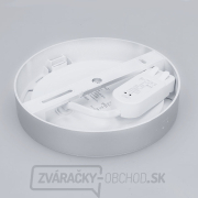 Solight LED mini panel kúpeľňový 2v1, 3CCT, podhľadový/prisadený, 12W, 1020lm, IP54, strieborná, okrúhly Náhľad
