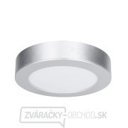 Solight LED mini panel kúpeľňový 2v1, 3CCT, podhľadový/prisadený, 12W, 1020lm, IP54, strieborná, okrúhly náhled