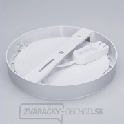 Solight LED mini panel kúpeľňový 2v1, 3CCT, podhľadový/prisadený, 18W, 1530lm, IP54, strieborná, okrúhly Náhľad