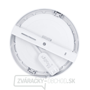 Solight LED mini panel kúpeľňový 2v1, 3CCT, podhľadový/prisadený, 18W, 1530lm, IP54, strieborná, okrúhly náhled