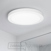 Solight LED mini panel kúpeľňový 2v1, 3CCT, podhľadový/prisadený, 24W, 2040lm, IP54, biela, okrúhly náhled