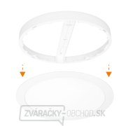 Solight LED mini panel kúpeľňový 2v1, 3CCT, podhľadový/prisadený, 24W, 2040lm, IP54, biela, okrúhly náhled