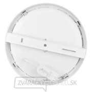 Solight LED mini panel kúpeľňový 2v1, 3CCT, podhľadový/prisadený, 24W, 2040lm, IP54, biela, okrúhly náhled