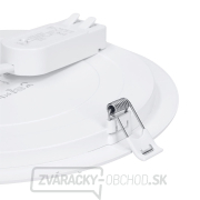 Solight LED mini panel kúpeľňový 2v1, 3CCT, podhľadový/prisadený, 24W, 2040lm, IP54, strieborná, okrúhly Náhľad