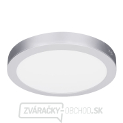 Solight LED mini panel kúpeľňový 2v1, 3CCT, podhľadový/prisadený, 24W, 2040lm, IP54, strieborná, okrúhly náhled