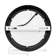 Solight LED mini panel CCT, prisadený, 12W, 900lm, 3000K, 4000K, 6000K, okrúhly, čierna farba náhled