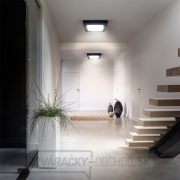 Solight LED mini panel CCT, prisadený, 12W, 900lm, 3000K, 4000K, 6000K, štvorcový, čierna farba Náhľad