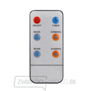 Solight LED 2v1 vonkajšia vianočná reťaz, guľa, diaľkový ovládač, 100LED, RGB+biela, 10m+5m, 8 funkcií, IP44 Náhľad