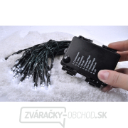 Solight LED vonkajšia vianočná reťaz, 50LED, 5m, 8 funkcií, IP44, 3x AA, teplá biela Náhľad