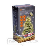 Solight LED vonkajšia vianočná reťaz, 50LED, 5m, 8 funkcií, IP44, 3x AA, teplá biela Náhľad
