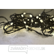 Solight LED vonkajšia vianočná reťaz, 100 LED, 10m, prívod 3m, 8 funkcií, časovač, IP44, teplá biela gallery main image