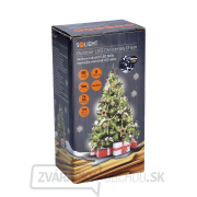 Solight LED vonkajšia vianočná reťaz, 50LED, 5m, 8 funkcií, IP44. 3x AA, studená biela Náhľad