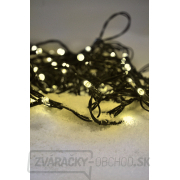 Solight LED vonkajšia vianočná reťaz, 200 LED, 20m, prívod 5m, 8 funkcií, časovač, IP44, teplá biela Náhľad