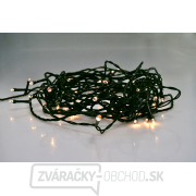 Solight LED vonkajšia vianočná reťaz, 200 LED, 10m, prívod 5m, 8 funkcií, IP44, teplá biela náhled