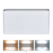 Solight LED vonkajšie nástenné osvetlenie Modena, 12W, 680lm, 120 °, biela gallery main image