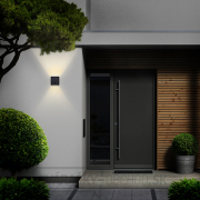 Solight LED vonkajšie nástenné osvetlenie Parma, 6W, 420lm, 3000K, čierna Náhľad