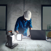 Solight LED reflektor 50W, prenosný, nabíjací, 5000lm, oranžovo-čierny Náhľad