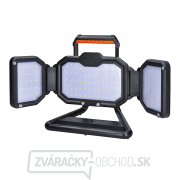 Solight LED reflektor 50W, prenosný, nabíjací, 5000lm, oranžovo-čierny gallery main image