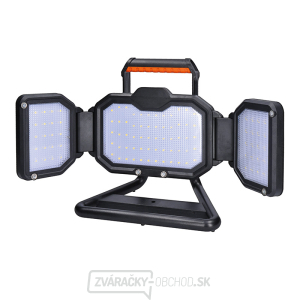 Solight LED reflektor 50W, prenosný, nabíjací, 5000lm, oranžovo-čierny gallery main image