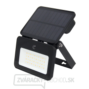 Solight LED solárny reflektor so senzorom, 6W, 660lm, 3CCT, Li-Ion, čierna Náhľad