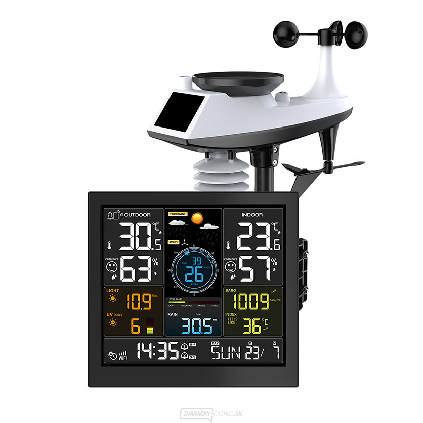 Solight profesionálny smart WIFI meteostanice