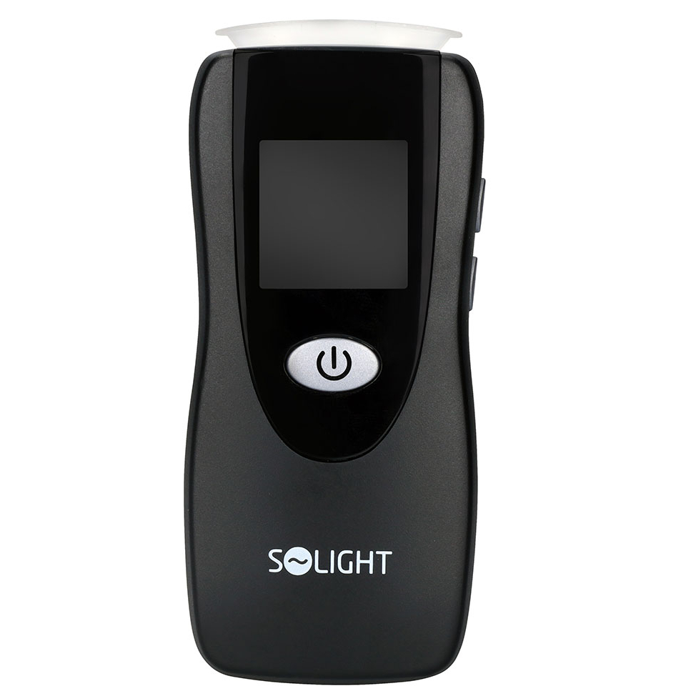 Solight profesionálny bezkontaktný alkohol tester, Fuel Cell, 0,0 - 5,0 ‰ BAC, citlivosť 0,08 ‰ 1T08