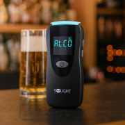 Solight profesionálny bezkontaktný alkohol tester, Fuel Cell, 0,0 - 5,0 ‰ BAC, citlivosť 0,08 ‰ Náhľad