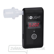 Solight alkohol tester mini, Fuel Cell, 0,0 - 5,0 ‰ BAC, citlivosť 0,08 ‰ Náhľad